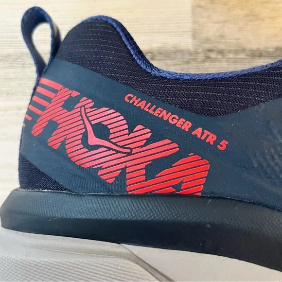 Hoka Challenger ATR 5 Men’s All Terrain Running Shoes Size 12.5 In Blue/Red - Picture 9 of 11